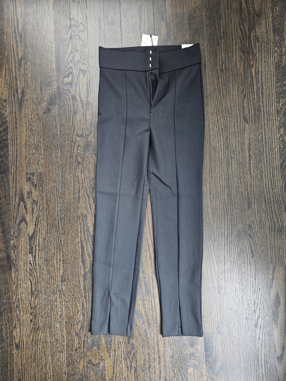 Zara Black High-Waist Tailored Pants